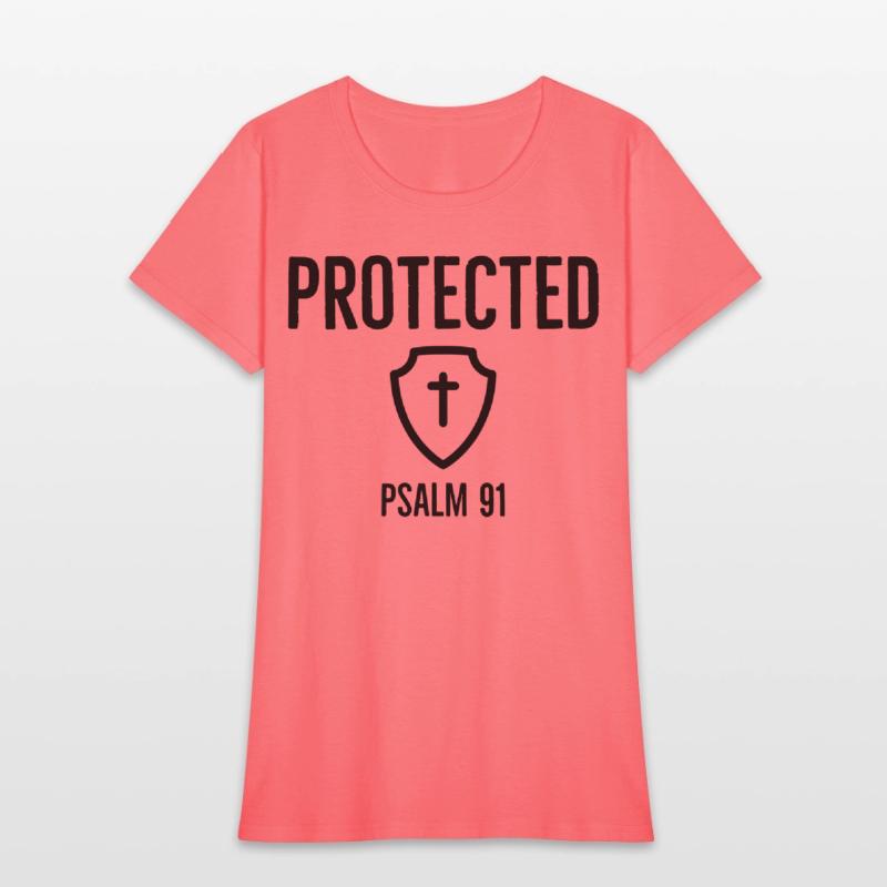 Protected Psalm91, Christian, Faith, Cross, Shield