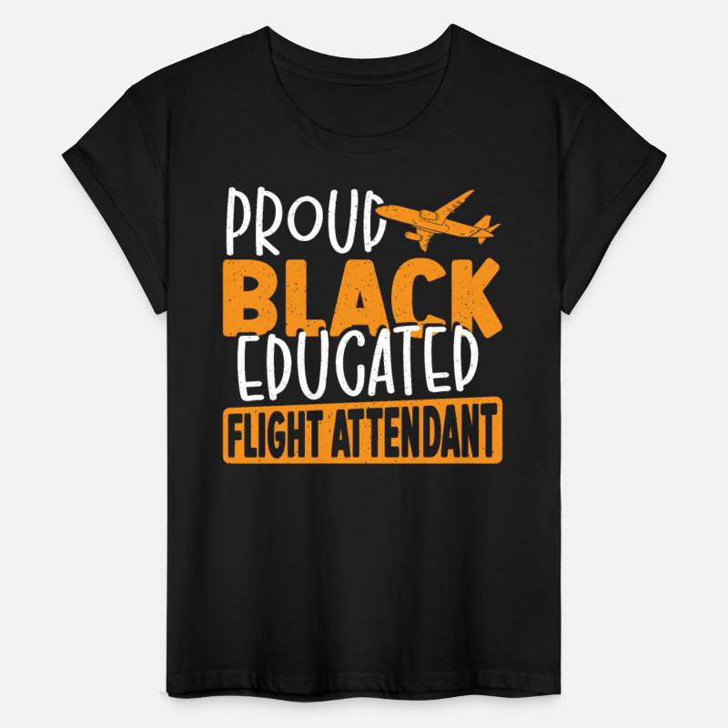 Proud Black Educated Flight Attendant