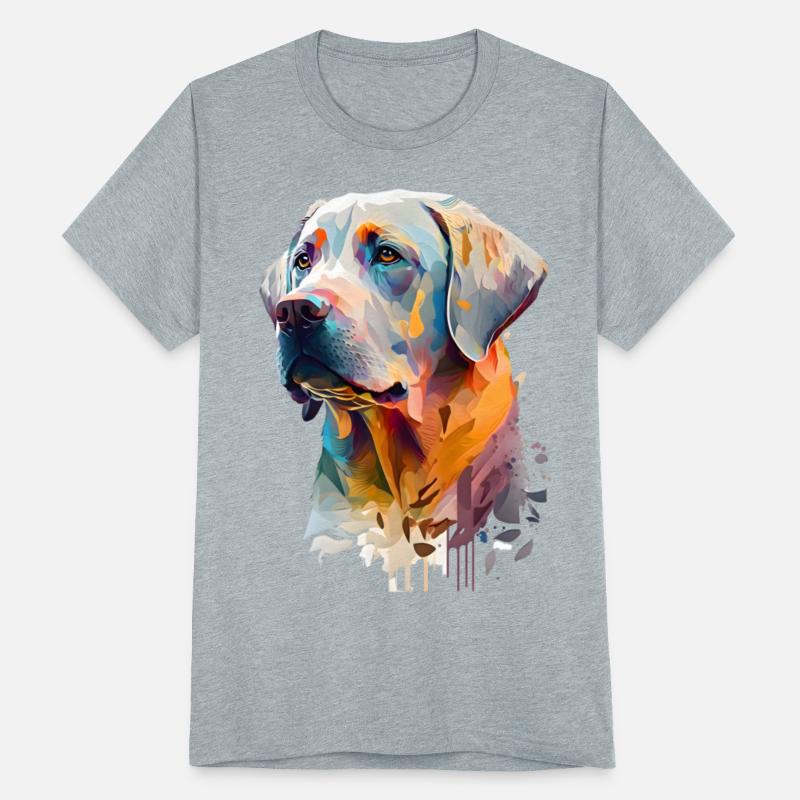 Proud Labrador owner flat ilustration style