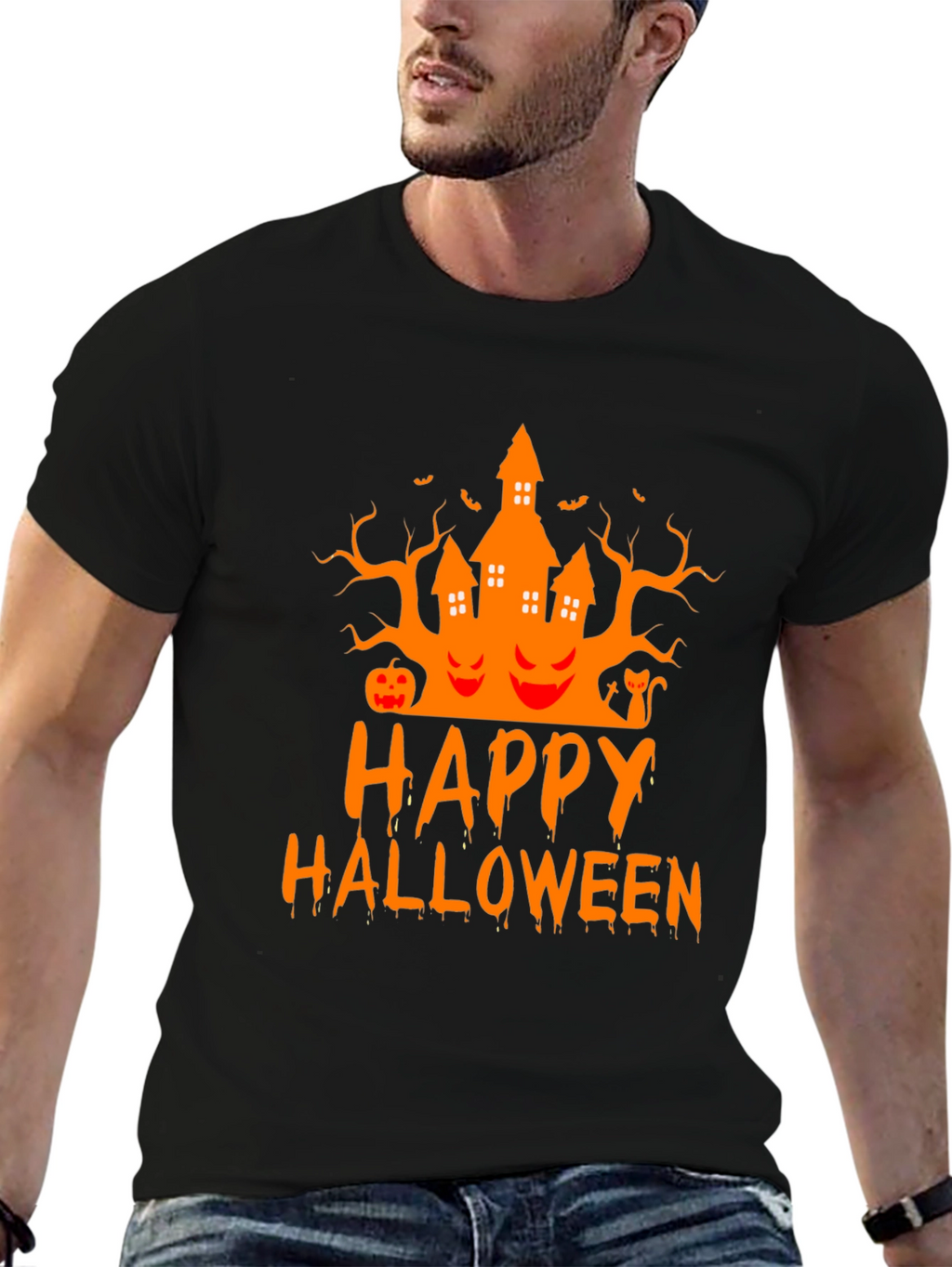 Happy Halloween T-Shirt - Spooky Season Tee