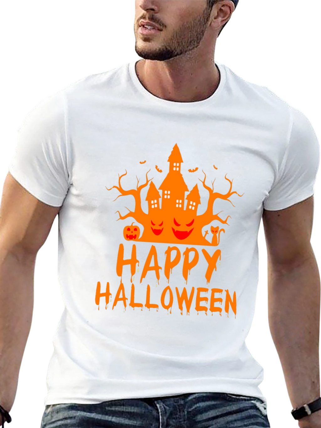 Happy Halloween T-Shirt - Spooky Season Tee