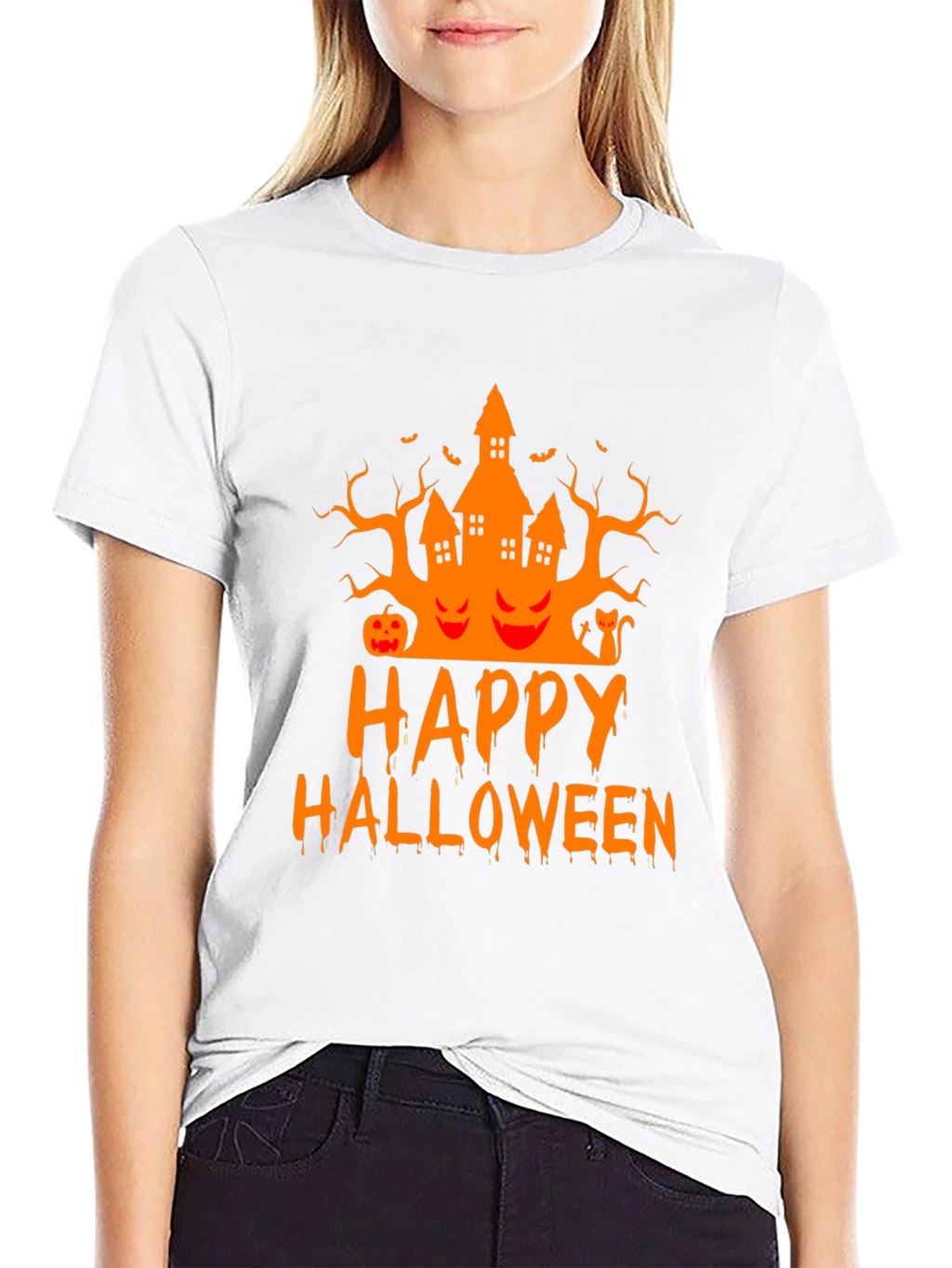 Happy Halloween T-Shirt - Spooky Season Tee