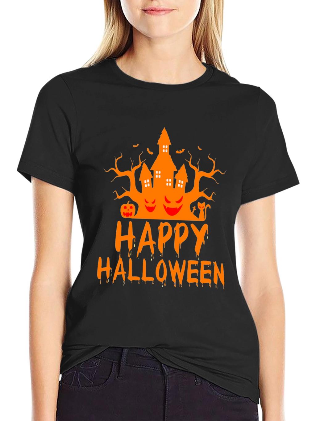Happy Halloween T-Shirt - Spooky Season Tee