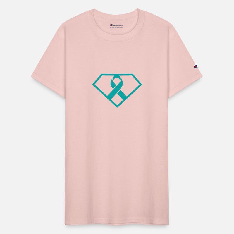 PTSD Survivor Teal Ribbon Suicide Prevention