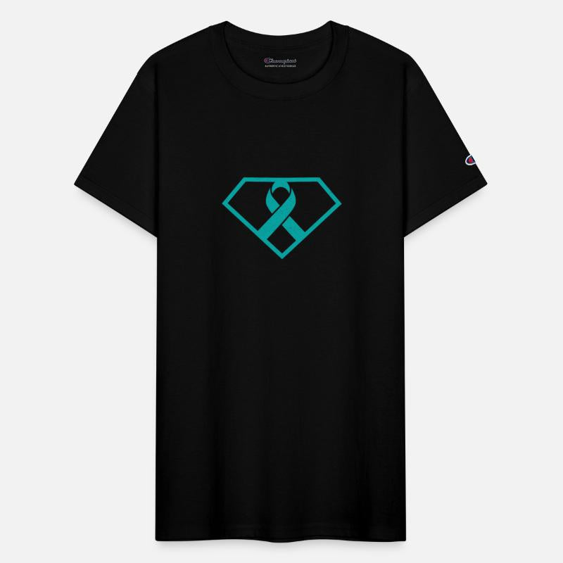 PTSD Survivor Teal Ribbon Suicide Prevention