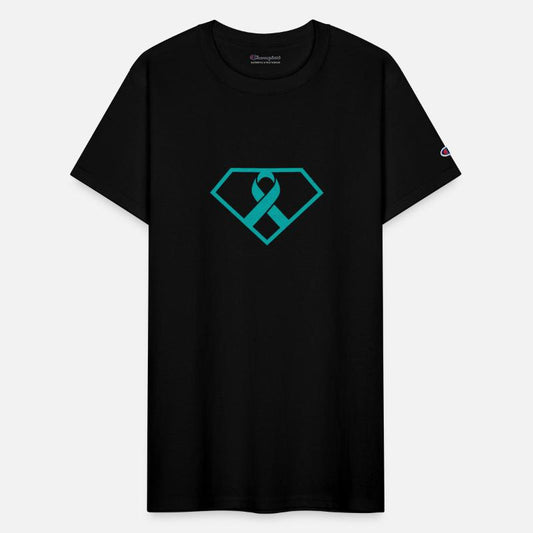 PTSD Survivor Teal Ribbon Suicide Prevention