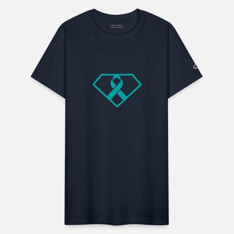 PTSD Survivor Teal Ribbon Suicide Prevention