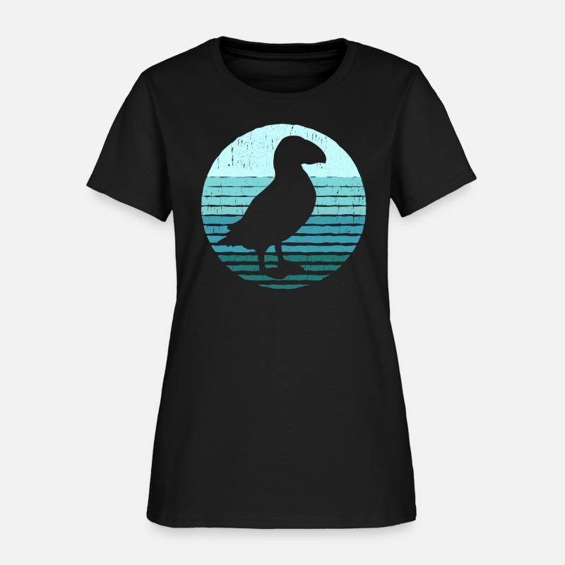 Puffins Bird Vintage Iceland Seabird Puffin