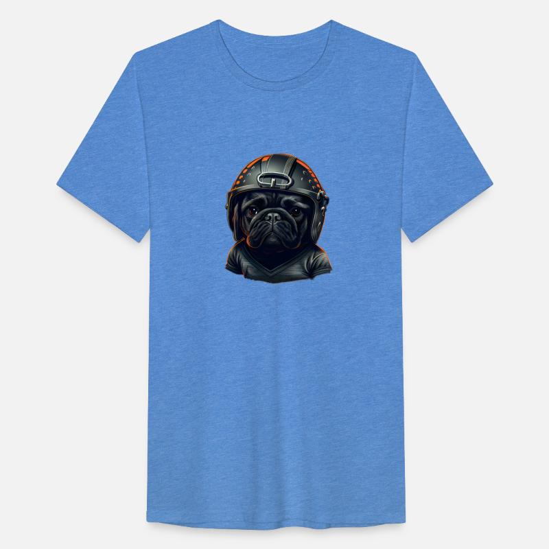 Pug as football player