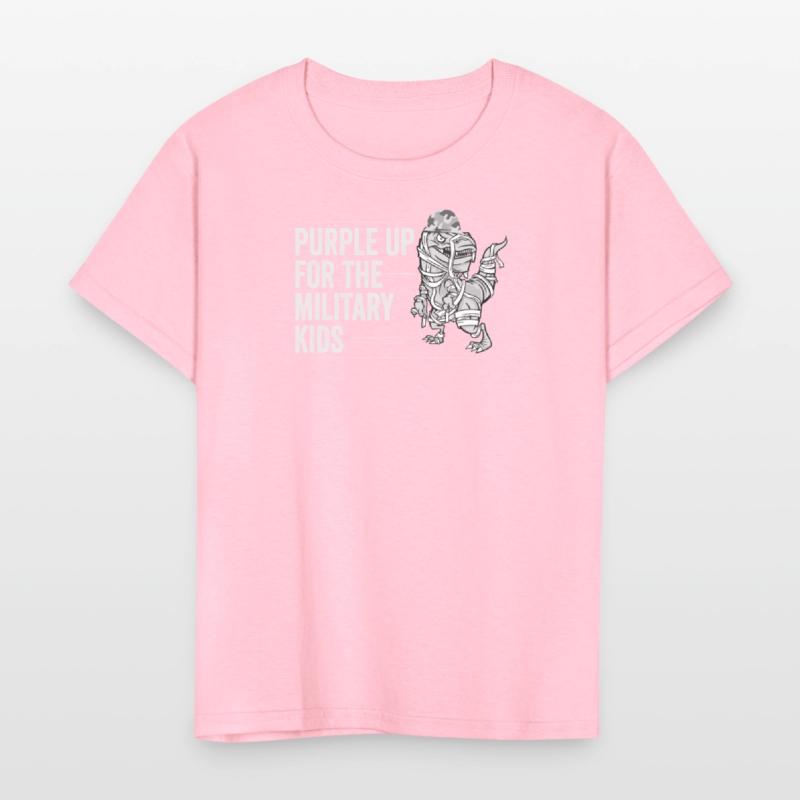 Purple Up Military Strong Child Kids Support