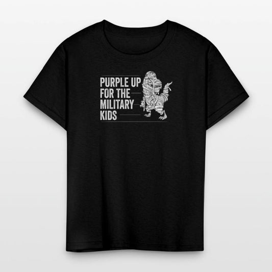 Purple Up Military Strong Child Kids Support