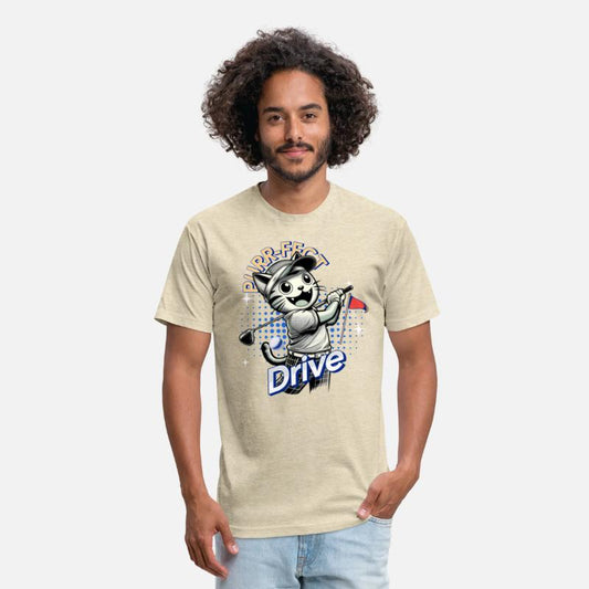 Purr-fect Swing - Fun Cat Golfer Tee