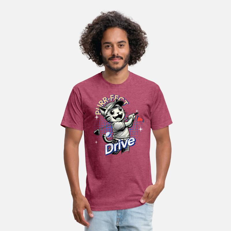 Purr-fect Swing - Fun Cat Golfer Tee