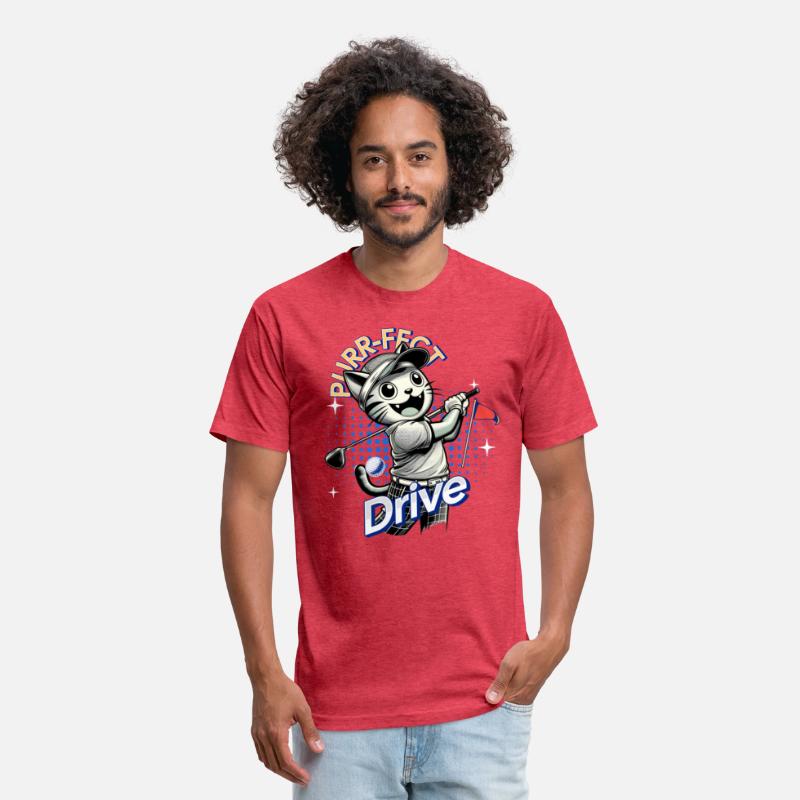 Purr-fect Swing - Fun Cat Golfer Tee