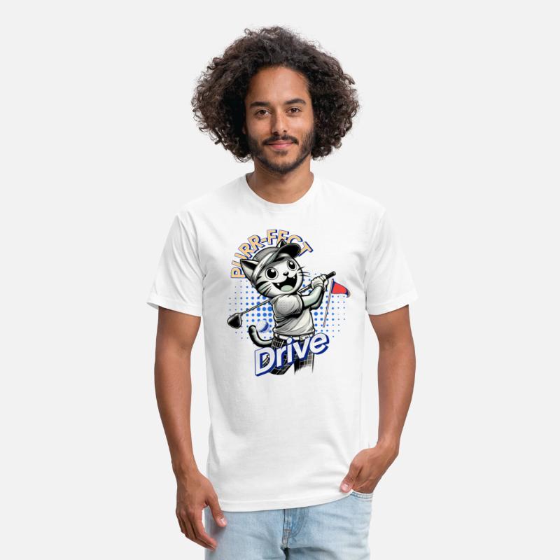 Purr-fect Swing - Fun Cat Golfer Tee