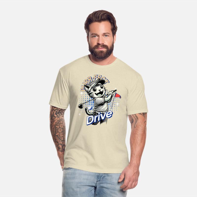Purr-fect Swing - Fun Cat Golfer Tee