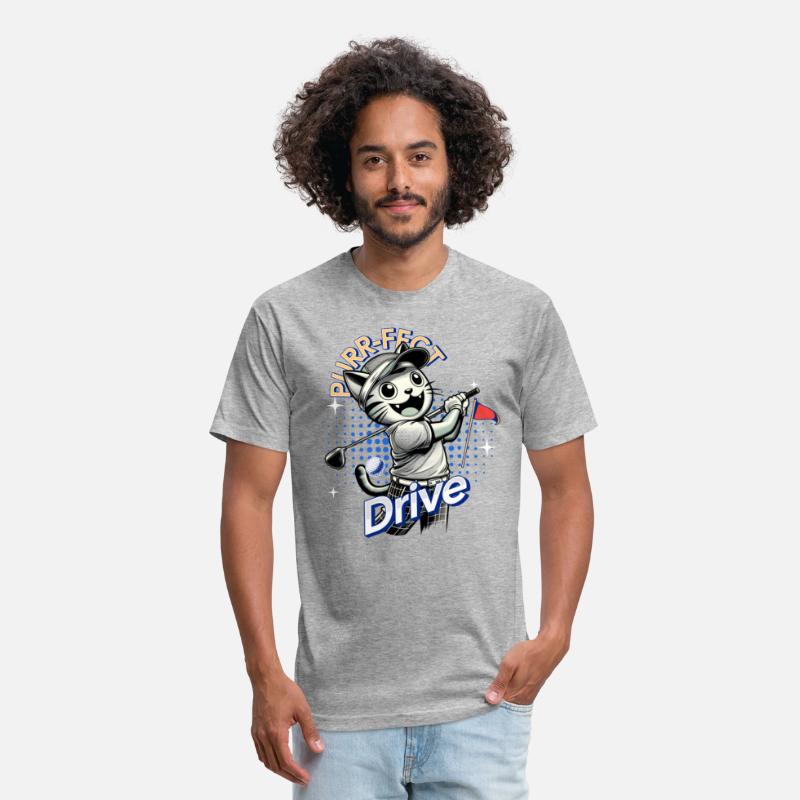 Purr-fect Swing - Fun Cat Golfer Tee