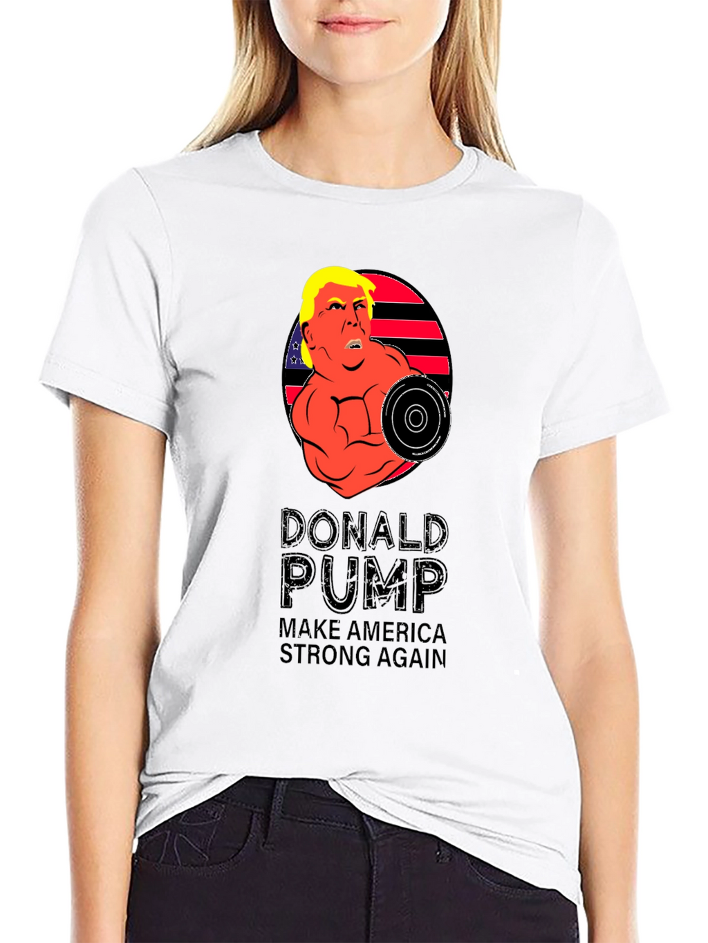 Donald Pump T-Shirt - Make America Strong Again