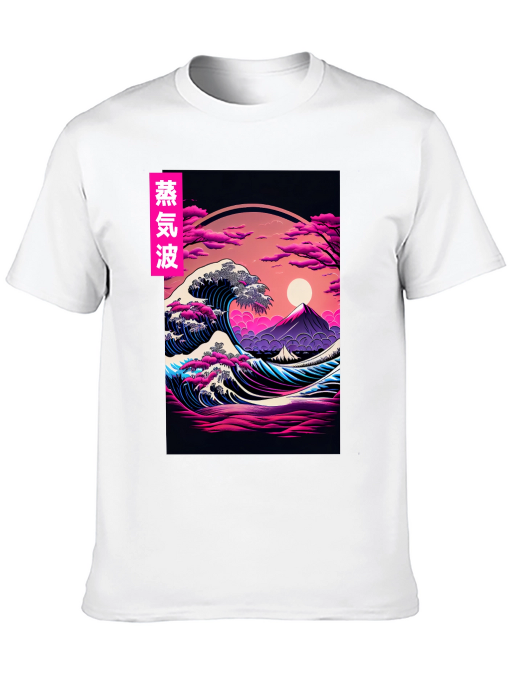 Vaporwave Great Wave T-Shirt
