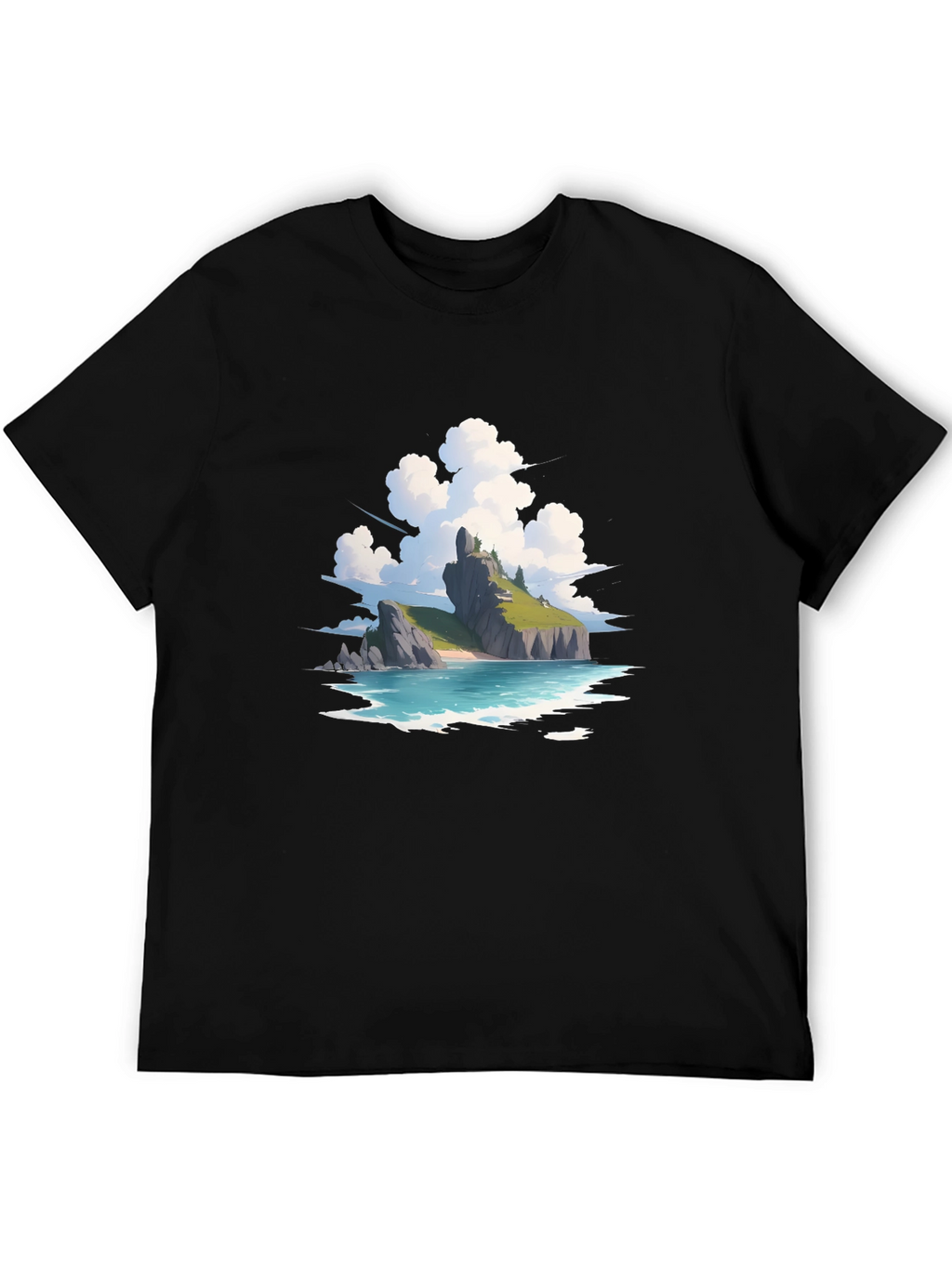 Island Vista Graphic Tee - Relaxed Fit