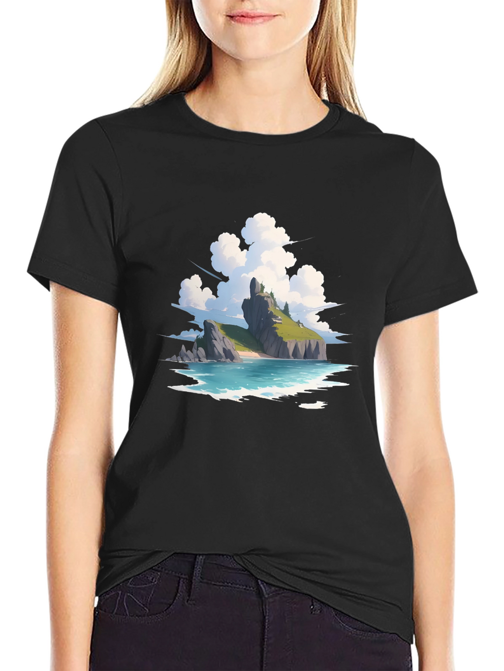 Island Vista Graphic Tee - Relaxed Fit
