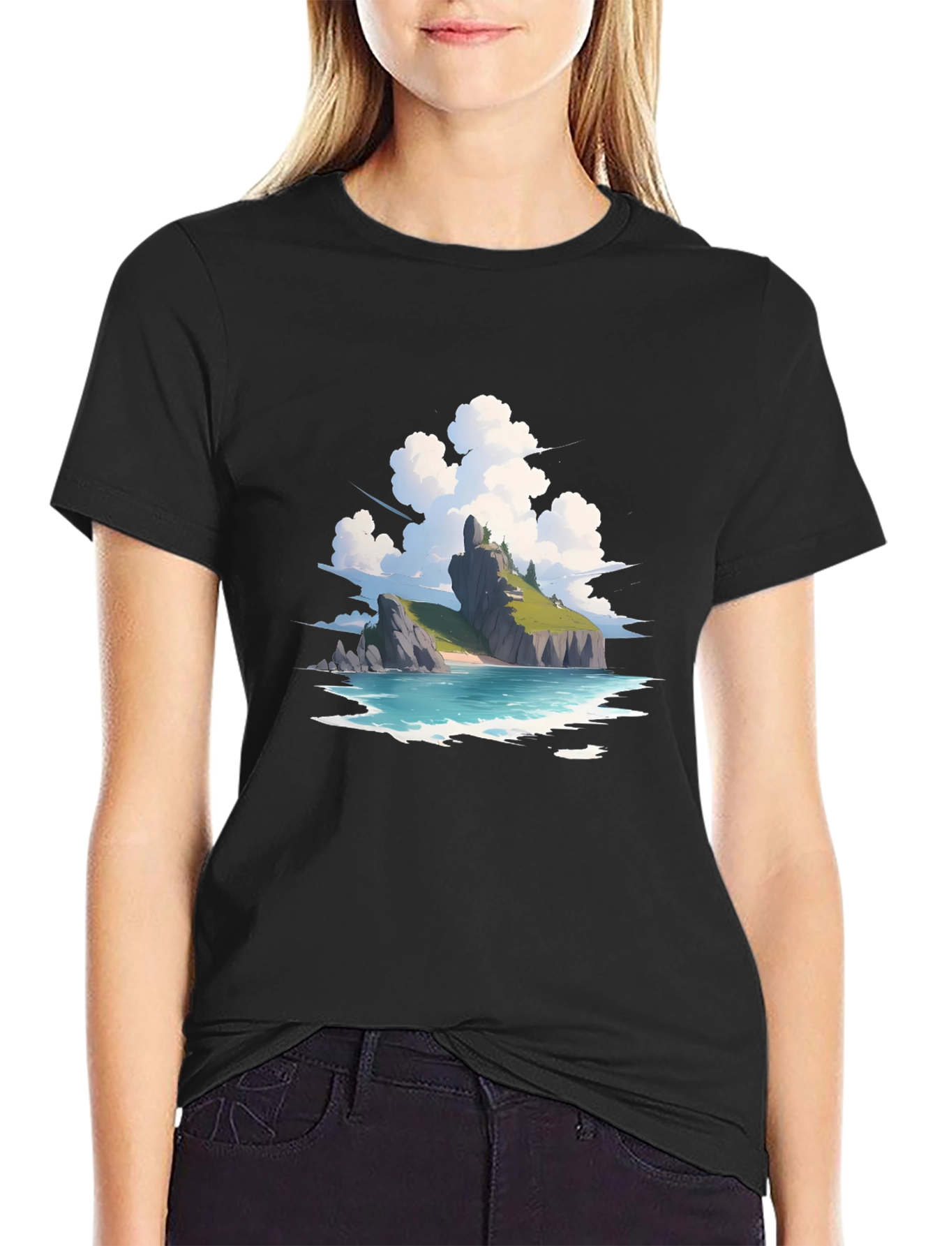 Island Vista Graphic Tee - Relaxed Fit