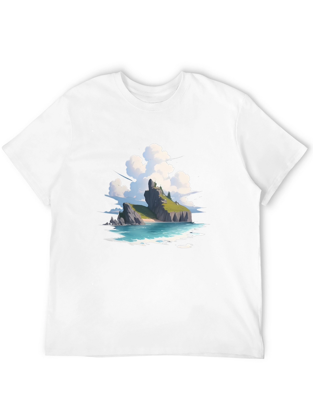 Island Vista Graphic Tee - Relaxed Fit