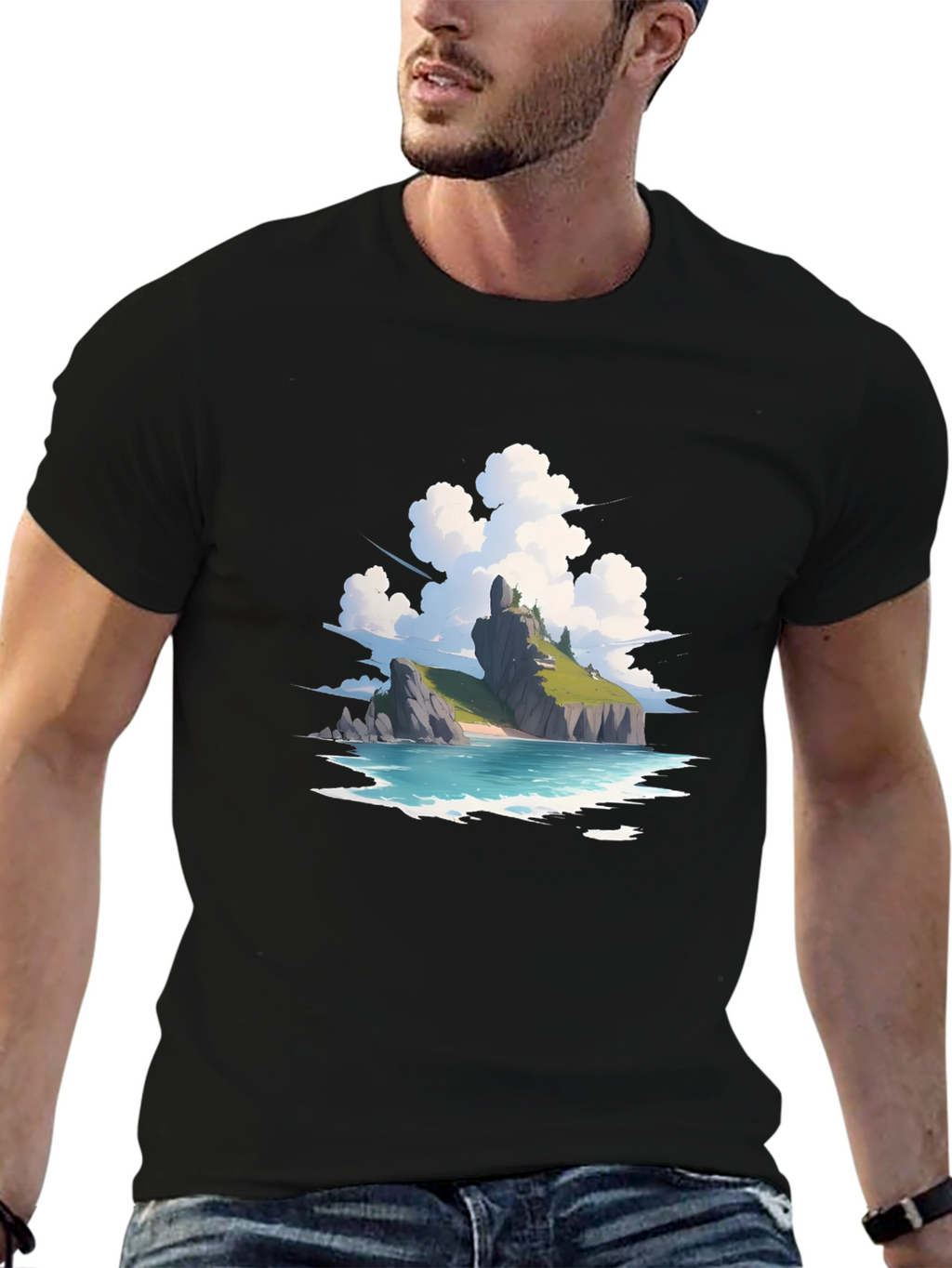 Island Vista Graphic Tee - Relaxed Fit