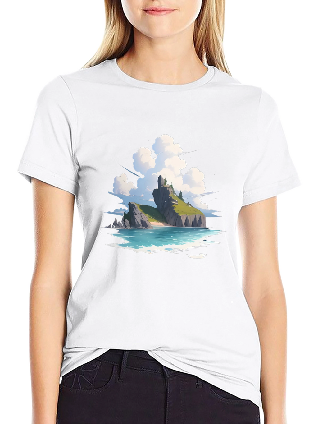 Island Vista Graphic Tee - Relaxed Fit