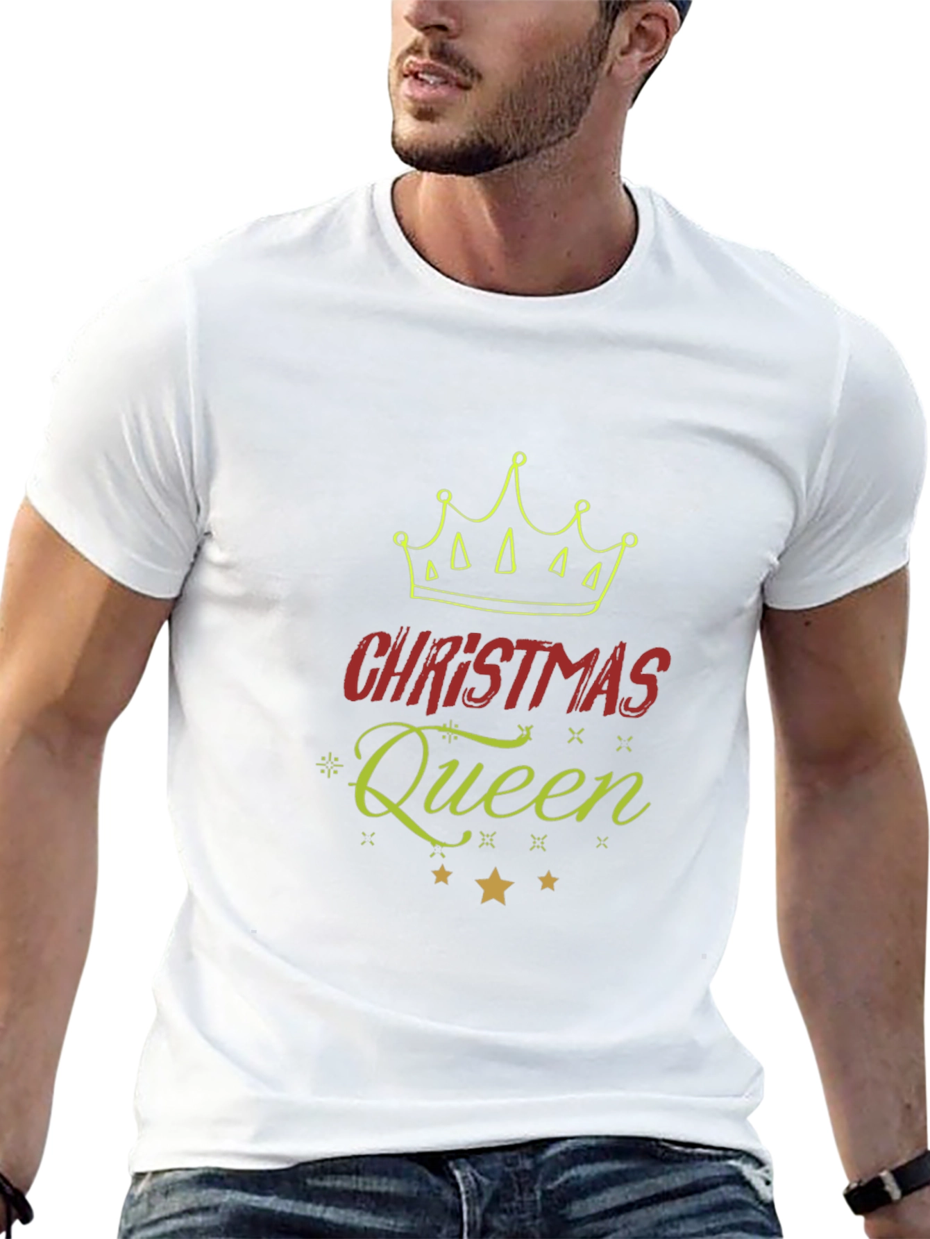 Christmas Queen Graphic Tee - Holiday Style