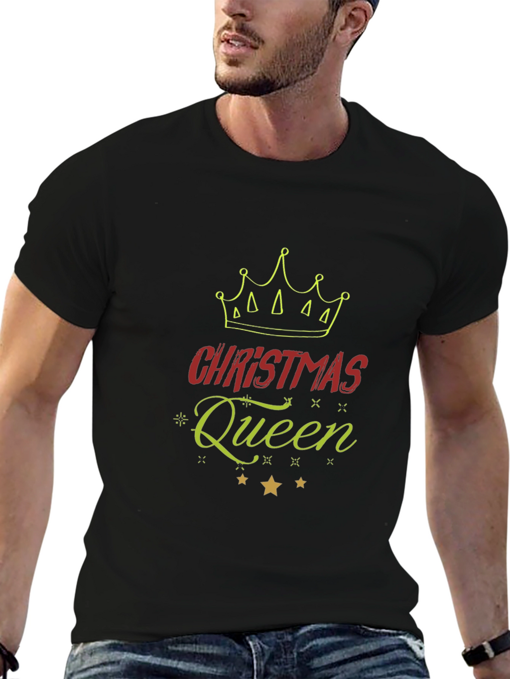 Christmas Queen Graphic Tee - Holiday Style