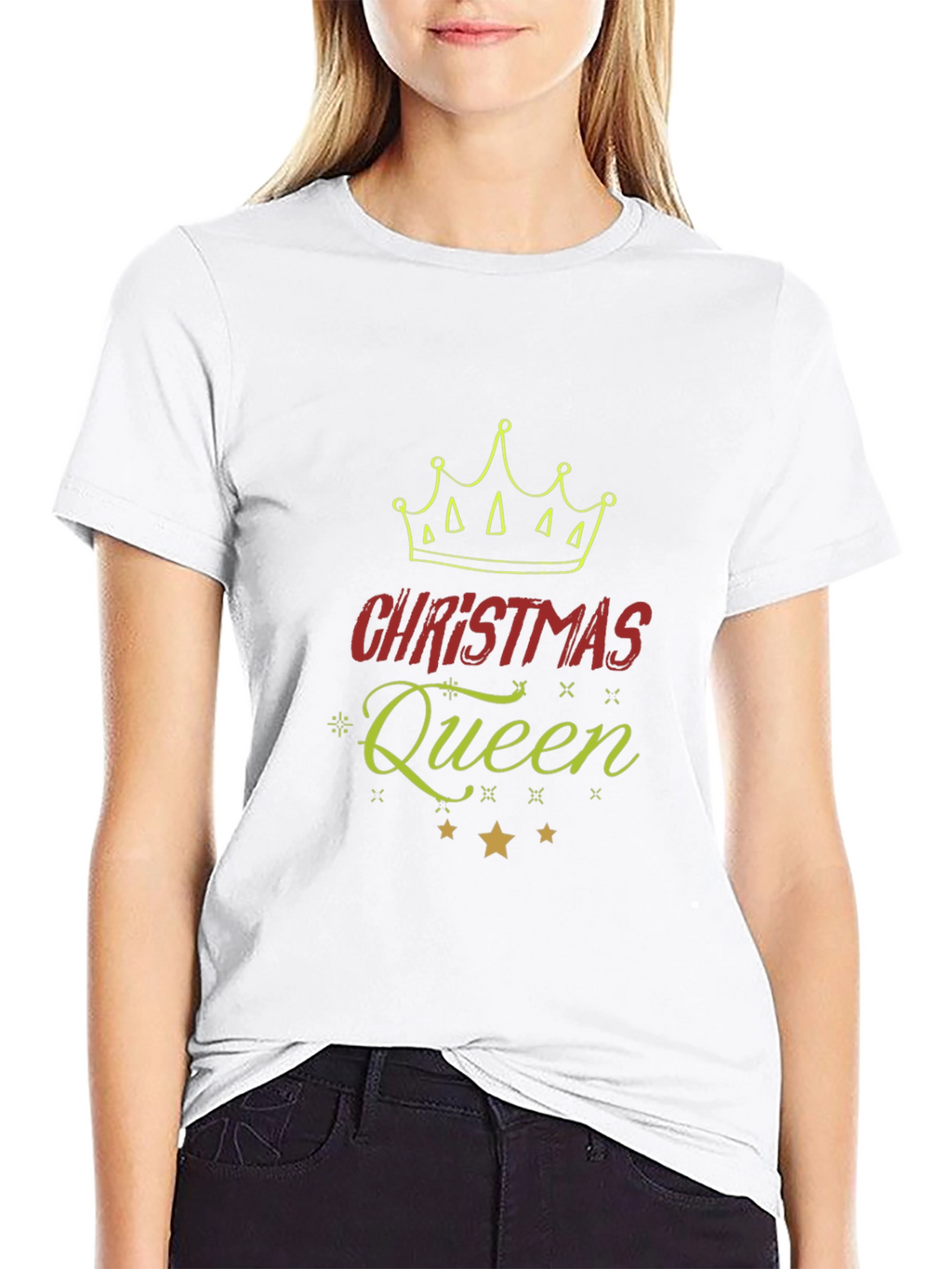 Christmas Queen Graphic Tee - Holiday Style