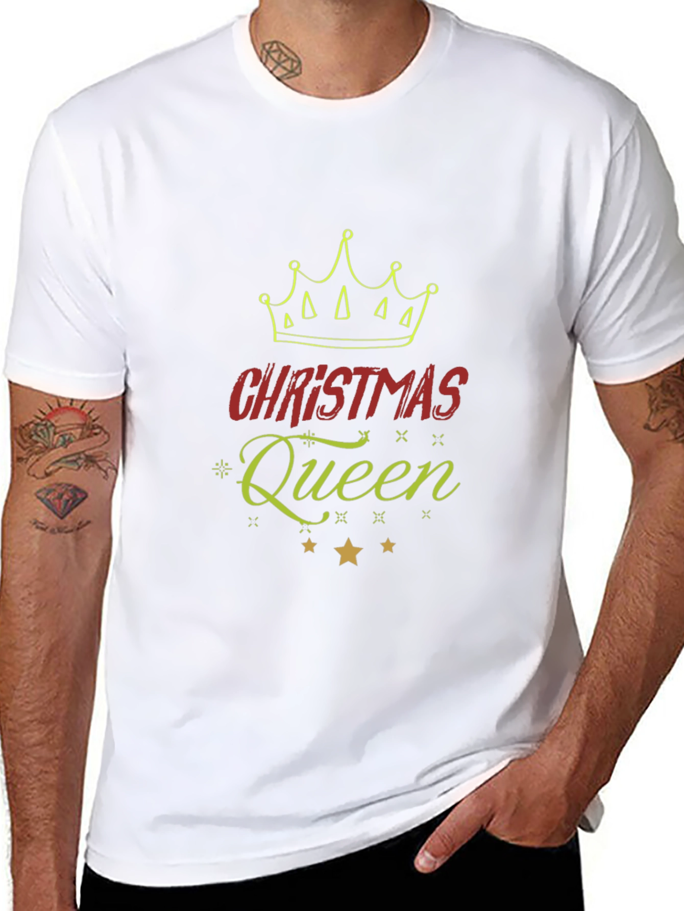 Christmas Queen Graphic Tee - Holiday Style