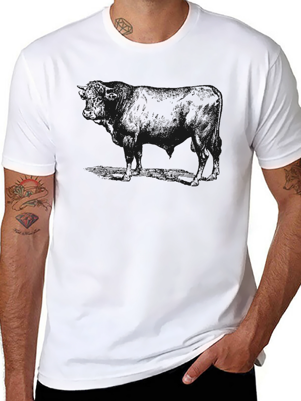 Black Bull Graphic Tee - Mens
