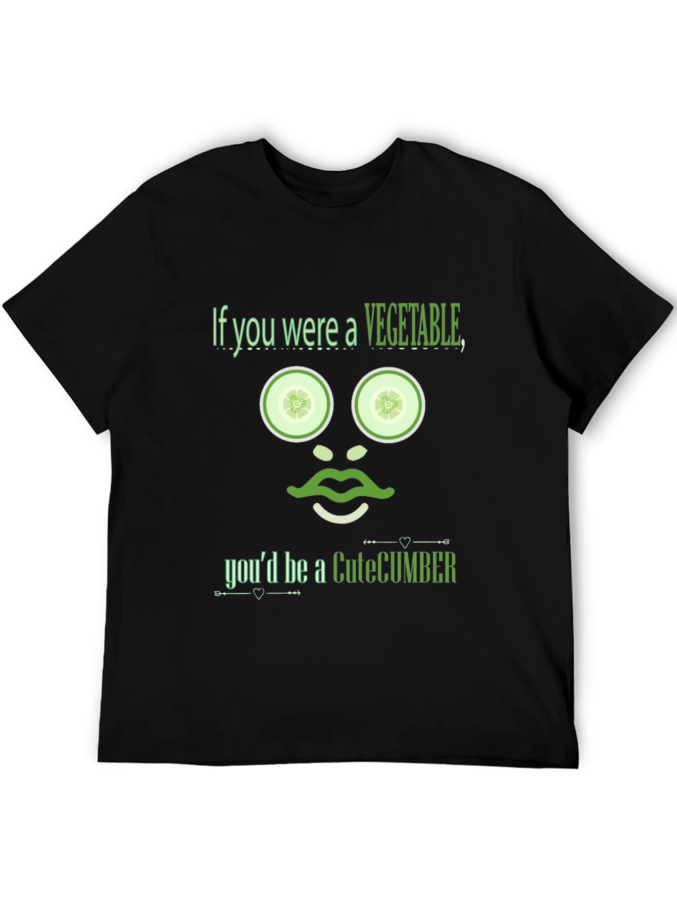 CuteCumber T-Shirt - Funny Vegetable Pun Tee