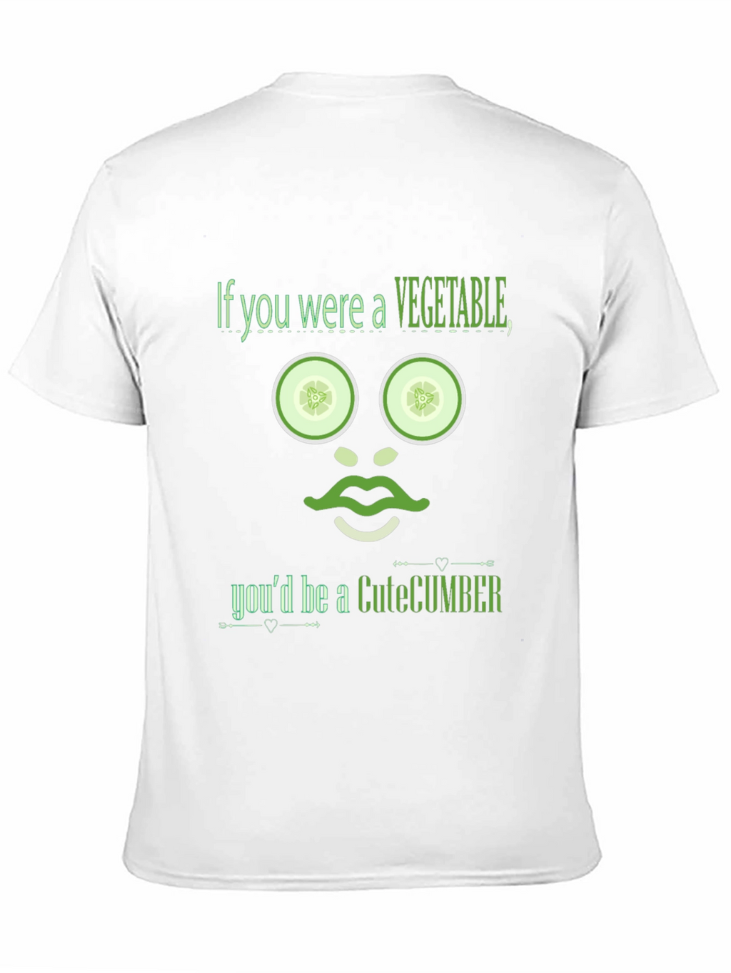 CuteCumber T-Shirt - Funny Vegetable Pun Tee