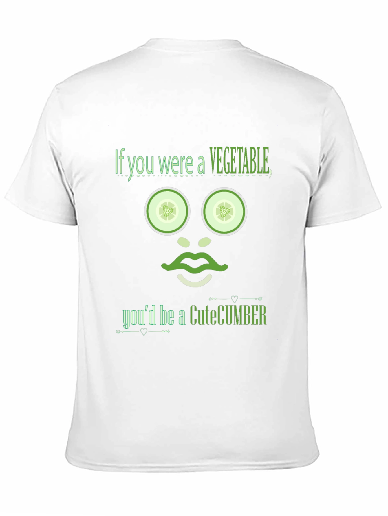 CuteCumber T-Shirt - Funny Vegetable Pun Tee