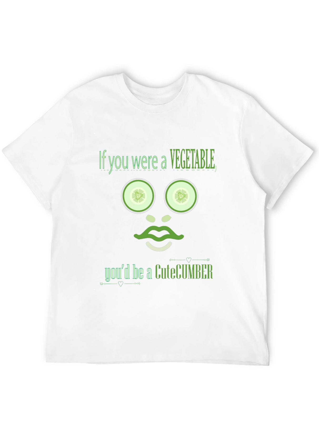 CuteCumber T-Shirt - Funny Vegetable Pun Tee