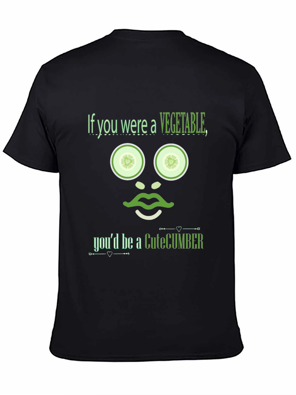 CuteCumber T-Shirt - Funny Vegetable Pun Tee
