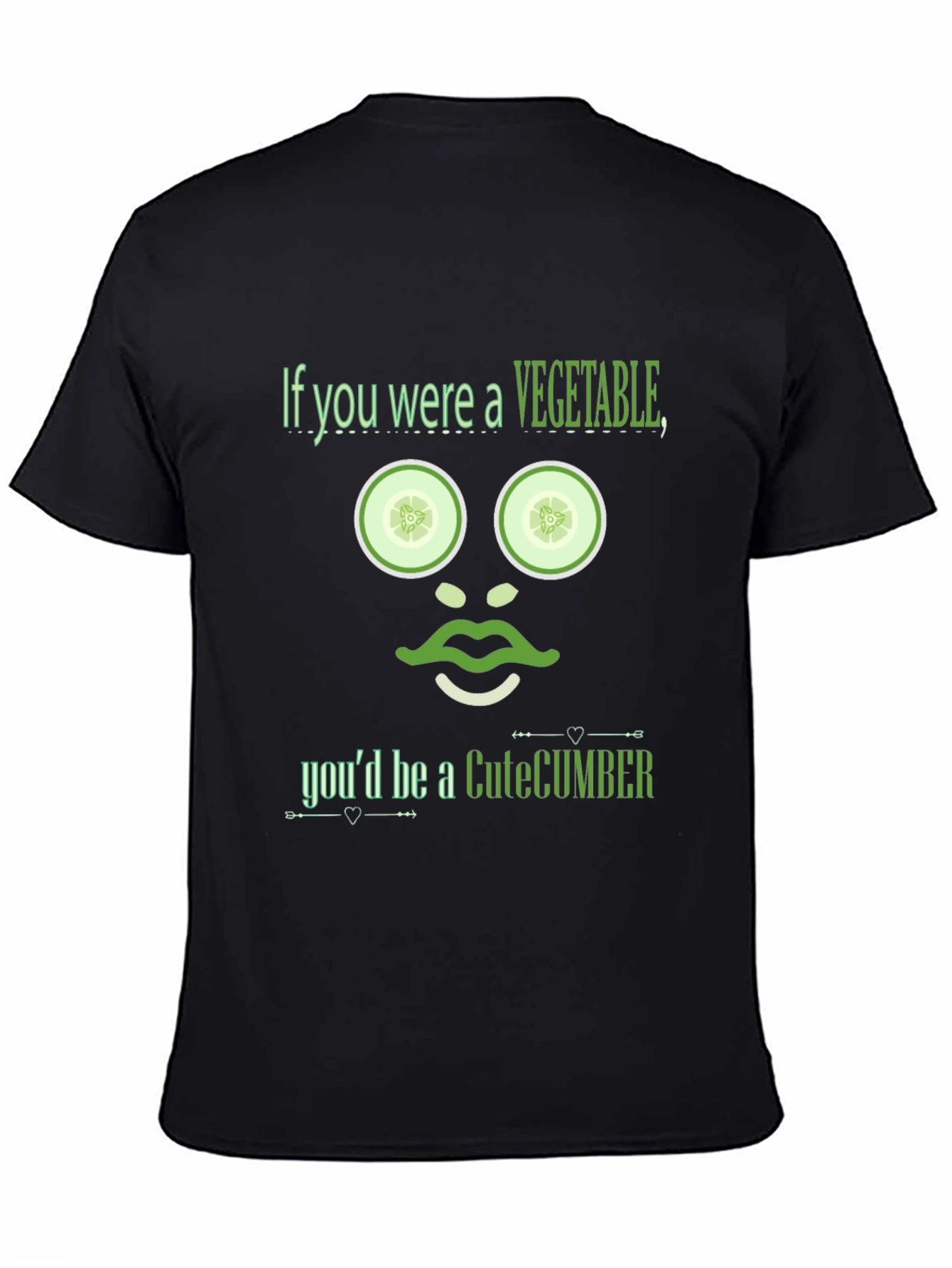 CuteCumber T-Shirt - Funny Vegetable Pun Tee