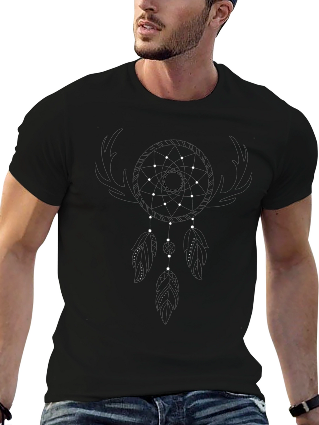 Dreamcatcher Graphic Tee - Stylish Comfort