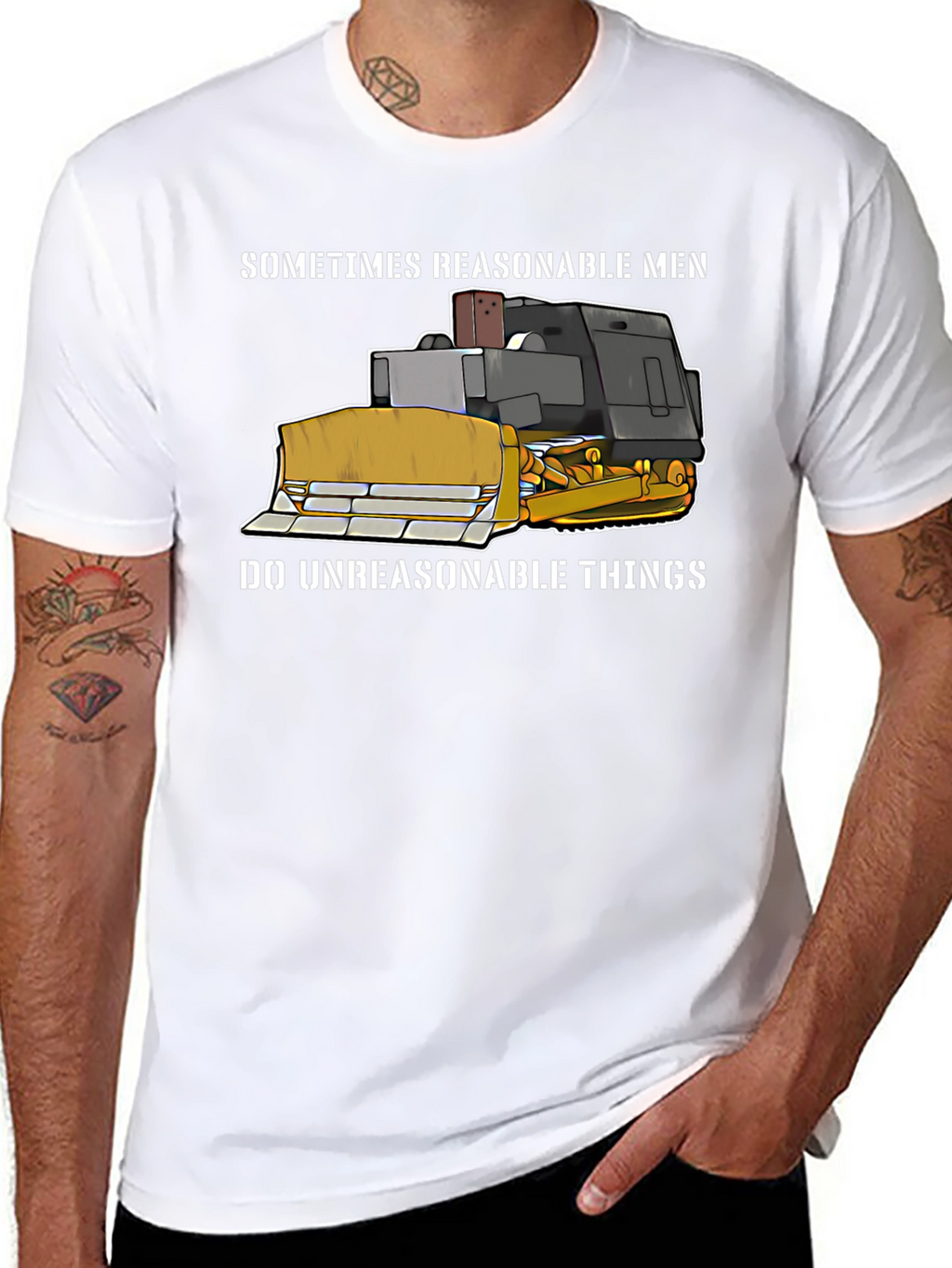 Reasonable Men Bulldozer T-Shirt