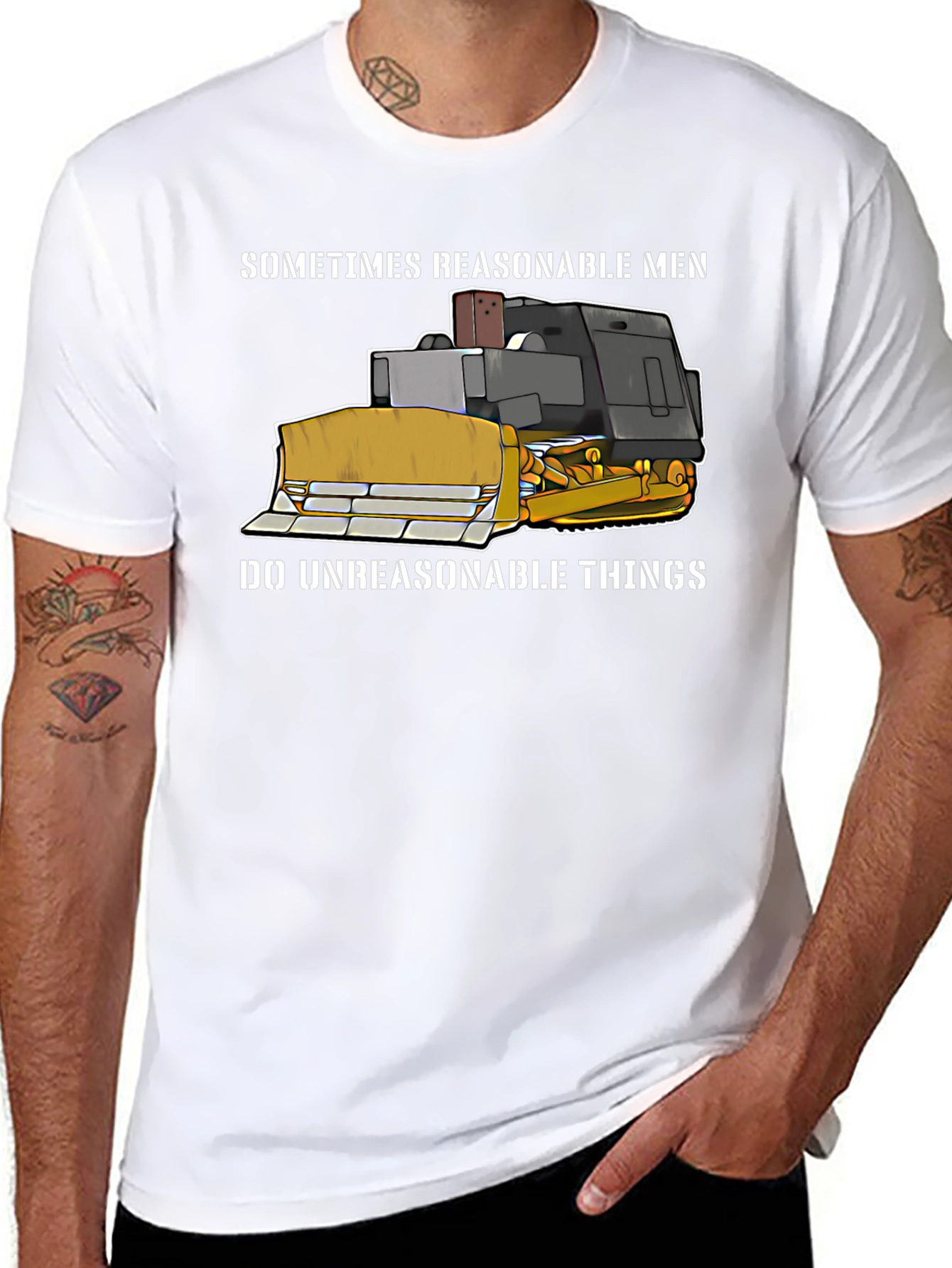 Reasonable Men Bulldozer T-Shirt