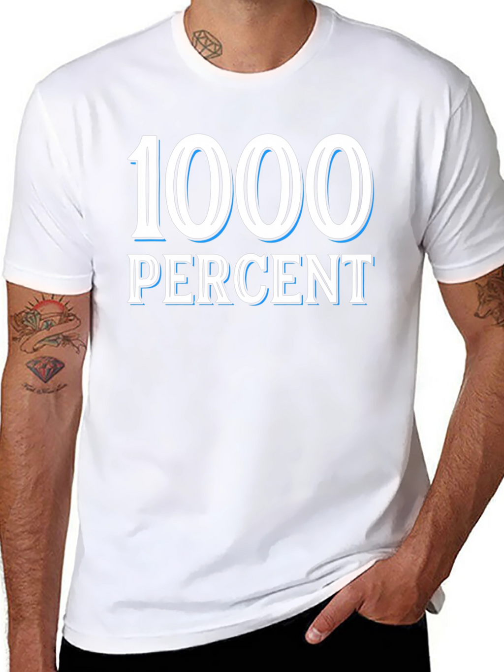 1000 Percent T-Shirt - Bold Graphic Tee