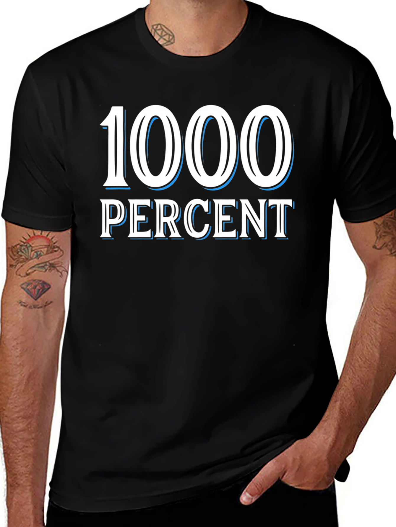 1000 Percent T-Shirt - Bold Graphic Tee
