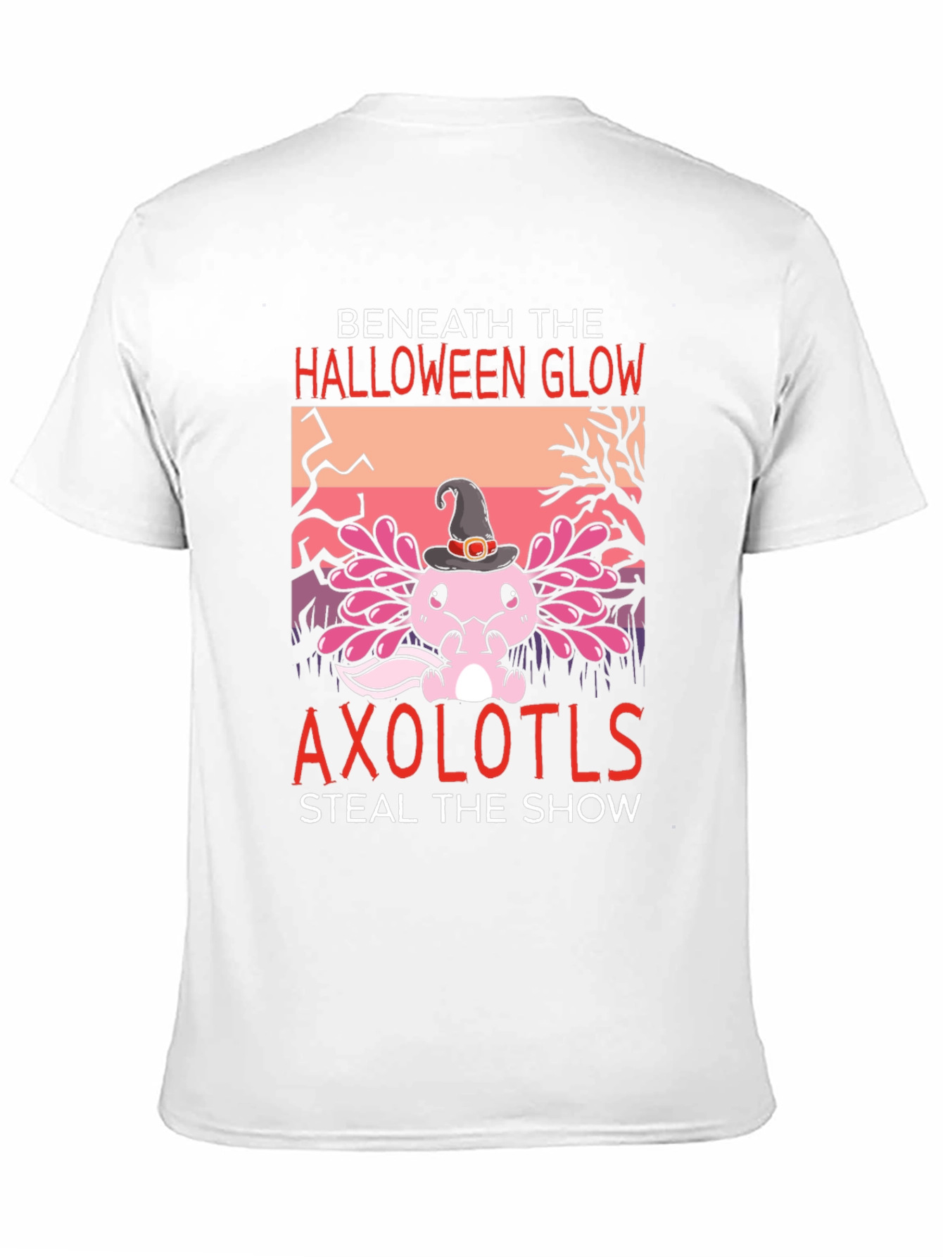 Halloween Axolotl Graphic T-Shirt