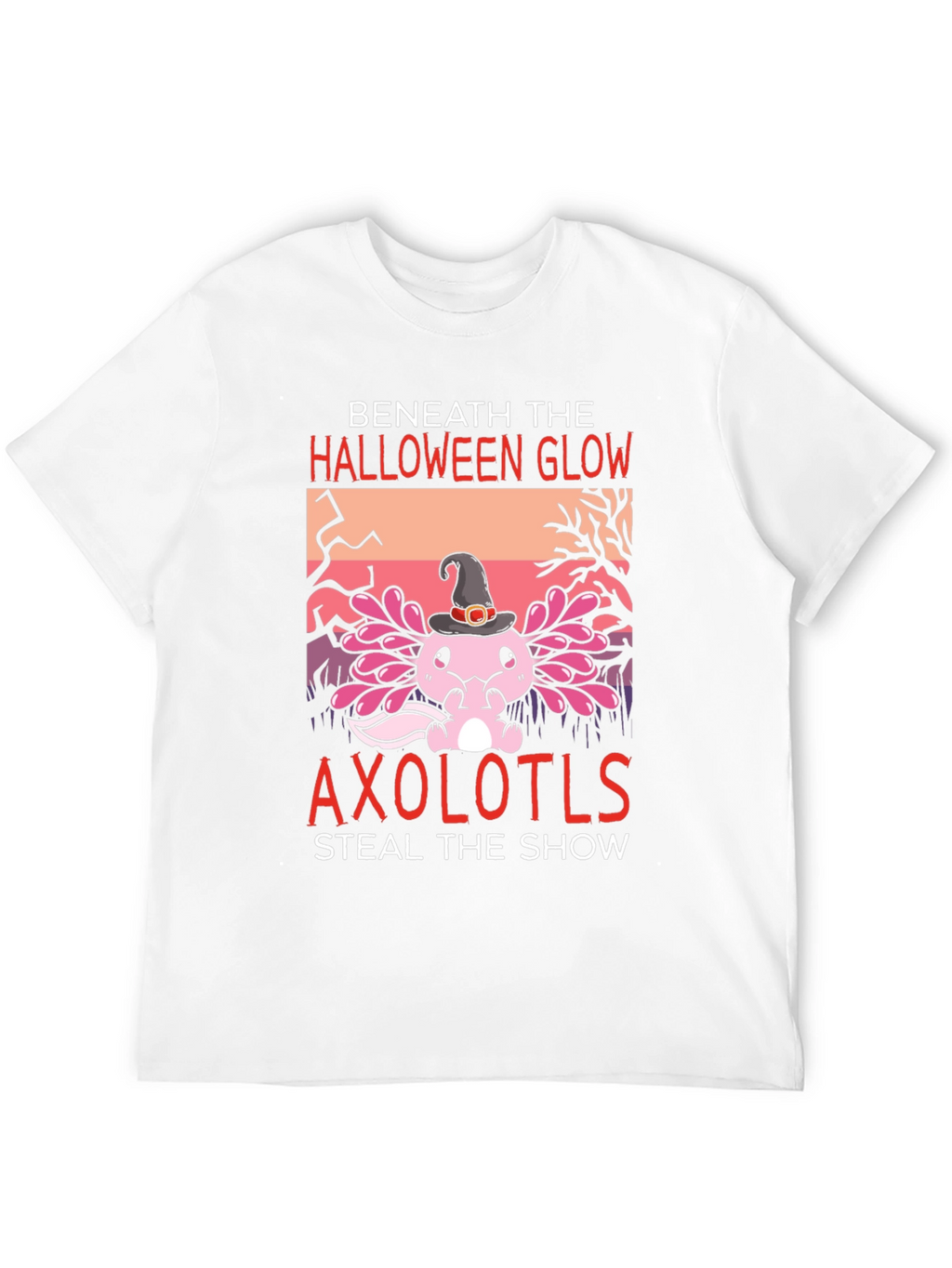 Halloween Axolotl Graphic T-Shirt