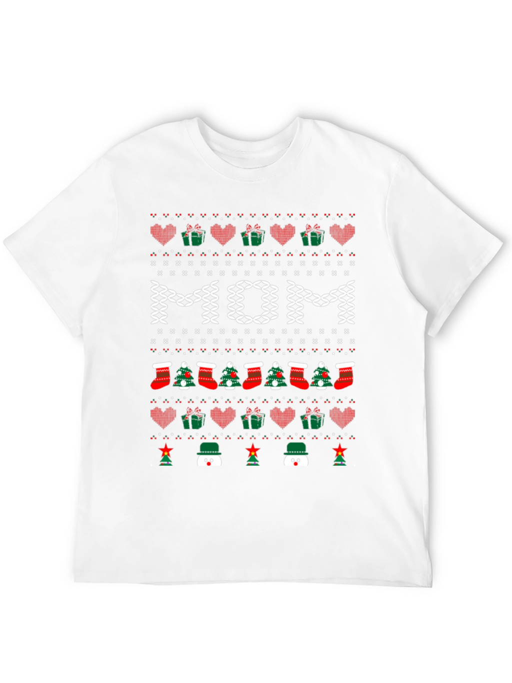 Festive Mom Christmas T-Shirt - Holiday Season Apparel