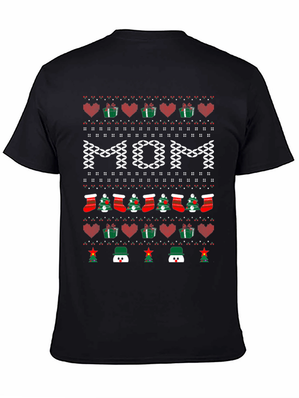 Festive Mom Christmas T-Shirt - Holiday Season Apparel