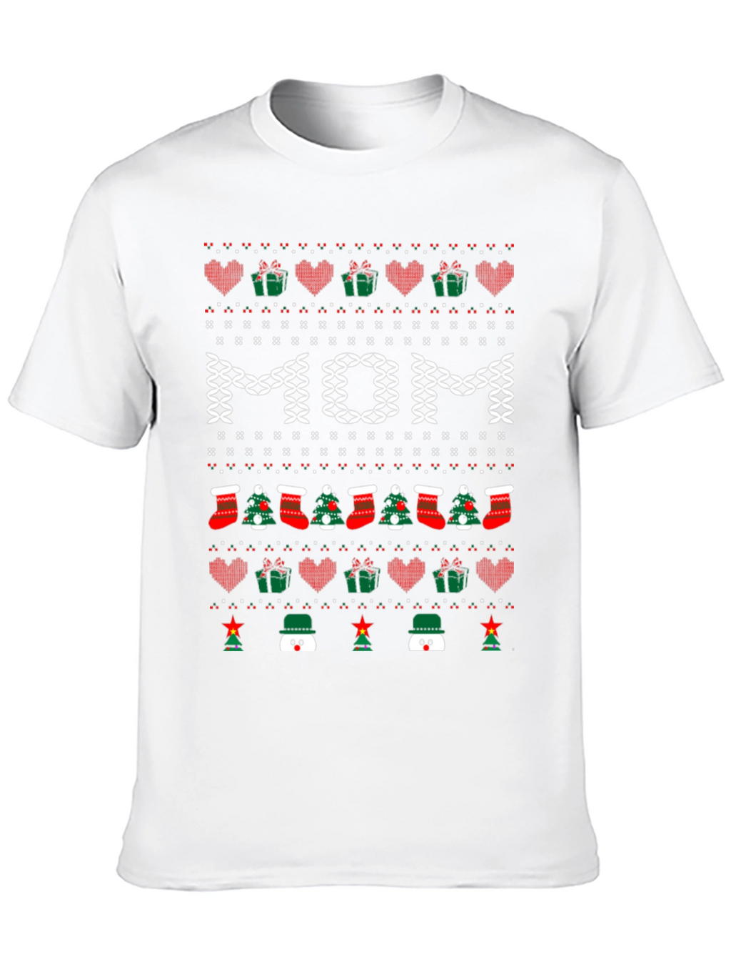 Festive Mom Christmas T-Shirt - Holiday Season Apparel